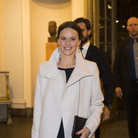 Sofía Hellqvist en un concierto de Navidad en Estocolmo