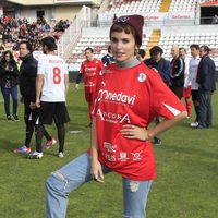 Verónica Echegui en el partido benéfico 'artistas vs. toreros'