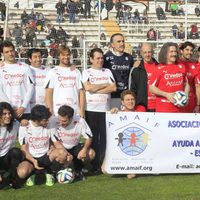Jugadores del partido benéfico 'artistas vs. toreros' 2014