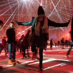 Natalia Sánchez en el Grand Palais des Glaces en París