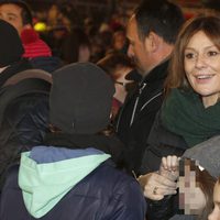 Nuria González en la Cabalgata de Reyes de Madrid 2015