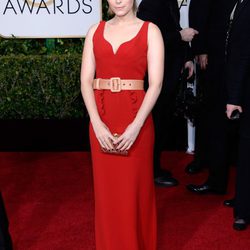 Kate Mara en la alfombra roja de los Globos de Oro 2015