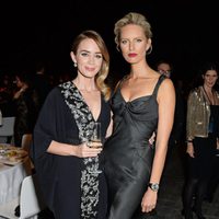 Karolina Kurkova y Emily Blunt en el Salón de la Alta Relojería de Ginebra
