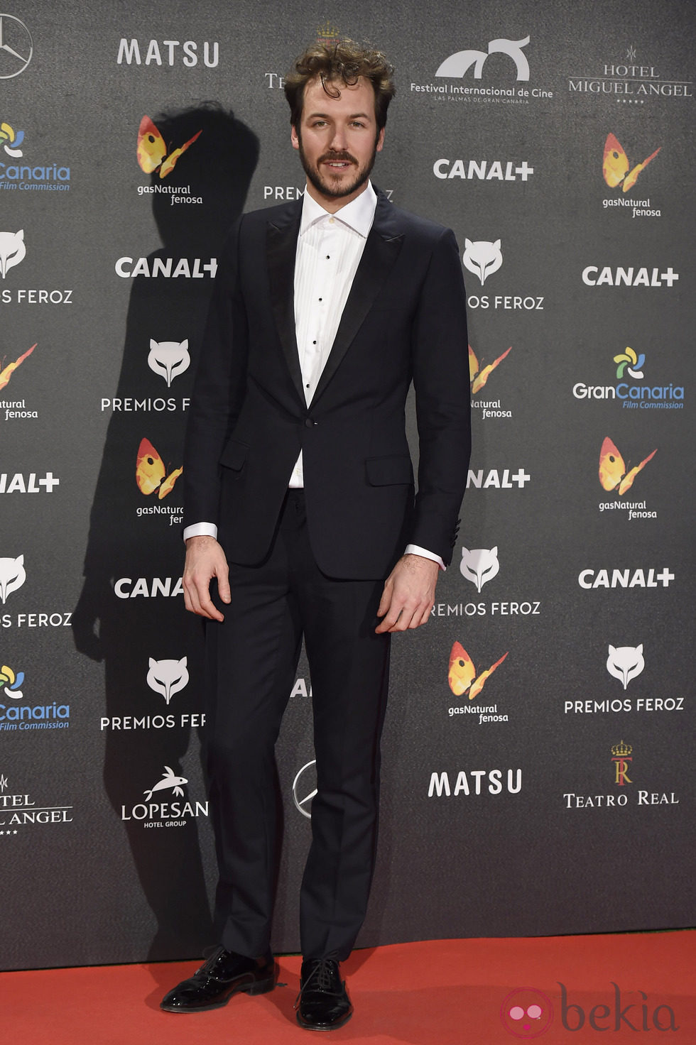 Jorge Suquet en la alfombra roja de los Premios Feroz 2015