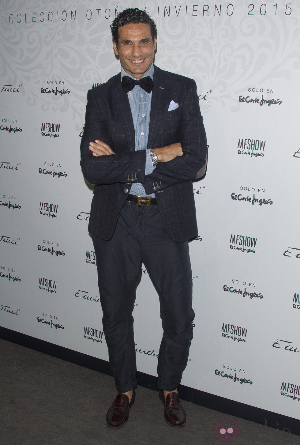 Óscar Higares en el desfile de Emidio Tucci de Madrid Fashion Show Men otoño/invierno 2015