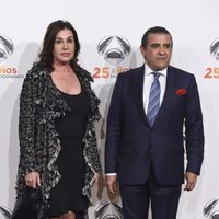 Carmen y Jaime Martínez Bordiú  en la fiesta del 25º Aniversario de Antena 3