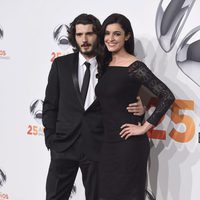 Blanca Romero y Yon González en la fiesta del 25 aniversario de Antena 3