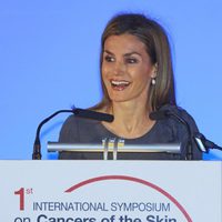 La Reina Letizia en su discurso en la apertura del 1st International Symposium on Cancers of the Skin