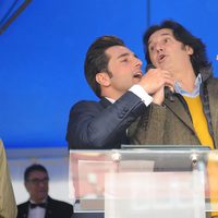 David Bustamante y Poty se pelean por hablar en Santander