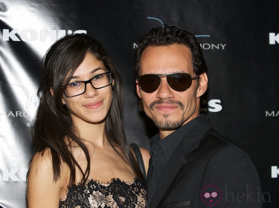 Marc Anthony su hija Ariana celebran el 43 cumpleaños del cantante en un club de Miami