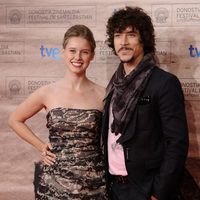 Manuela Vellés y Óscar Jaenada en el Festival de San Sebastián 