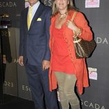 Alejo Martínez Bordiú y su mujer Patricia Carulla en la fiesta de inauguración de la tienda Escada en Barcelona