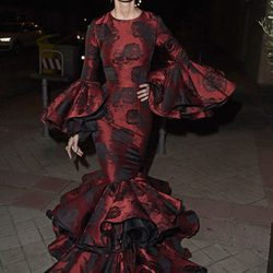 Eugenia Silva en la fiesta en honor a Valentino celebrada en Madrid