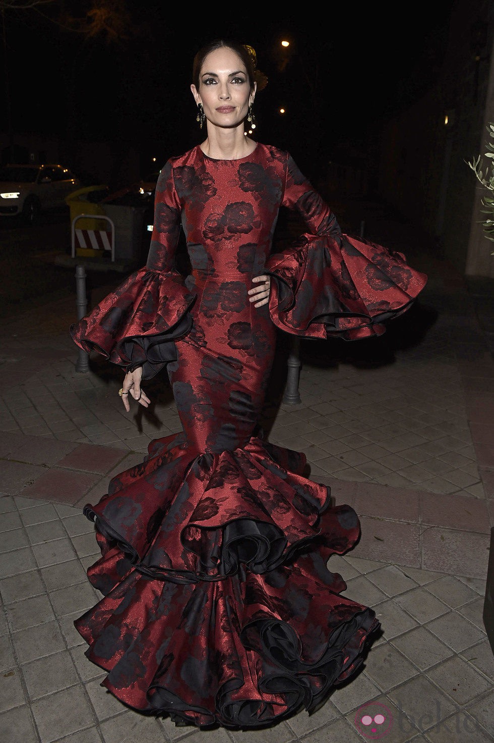 Eugenia Silva en la fiesta en honor a Valentino celebrada en Madrid