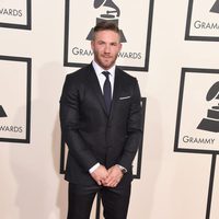 Julian Edelman en los Grammy 2015