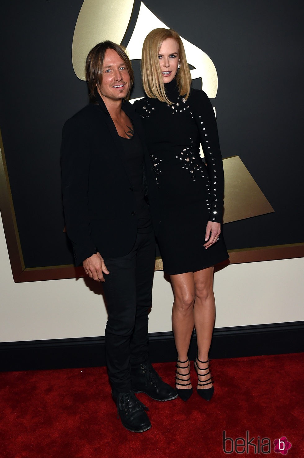 Keith Urban y Nicole Kidman en los Grammy 2015