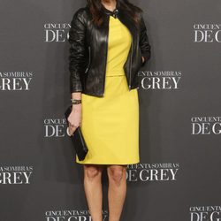 Cecilia Gómez en el estreno de 'Cincuenta sombras de Grey' en Madrid