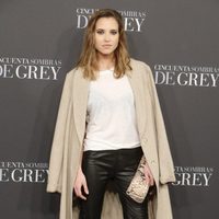 Ana Fernández en el estreno de 'Cincuenta sombras de Grey' en Madrid