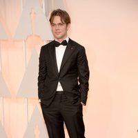 Ellar Coltrane en la alfombra roja de los Oscar 2015
