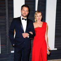 Diane Kruger y Joshua Jackson en la fiesta Vanity Fair tras los Oscar 2015
