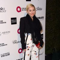 Miley Cyrus en la fiesta de Elton John tras los Oscar 2015
