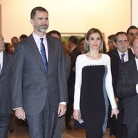 Los Reyes Felipe y Letizia en la inauguración de ARCO 2015