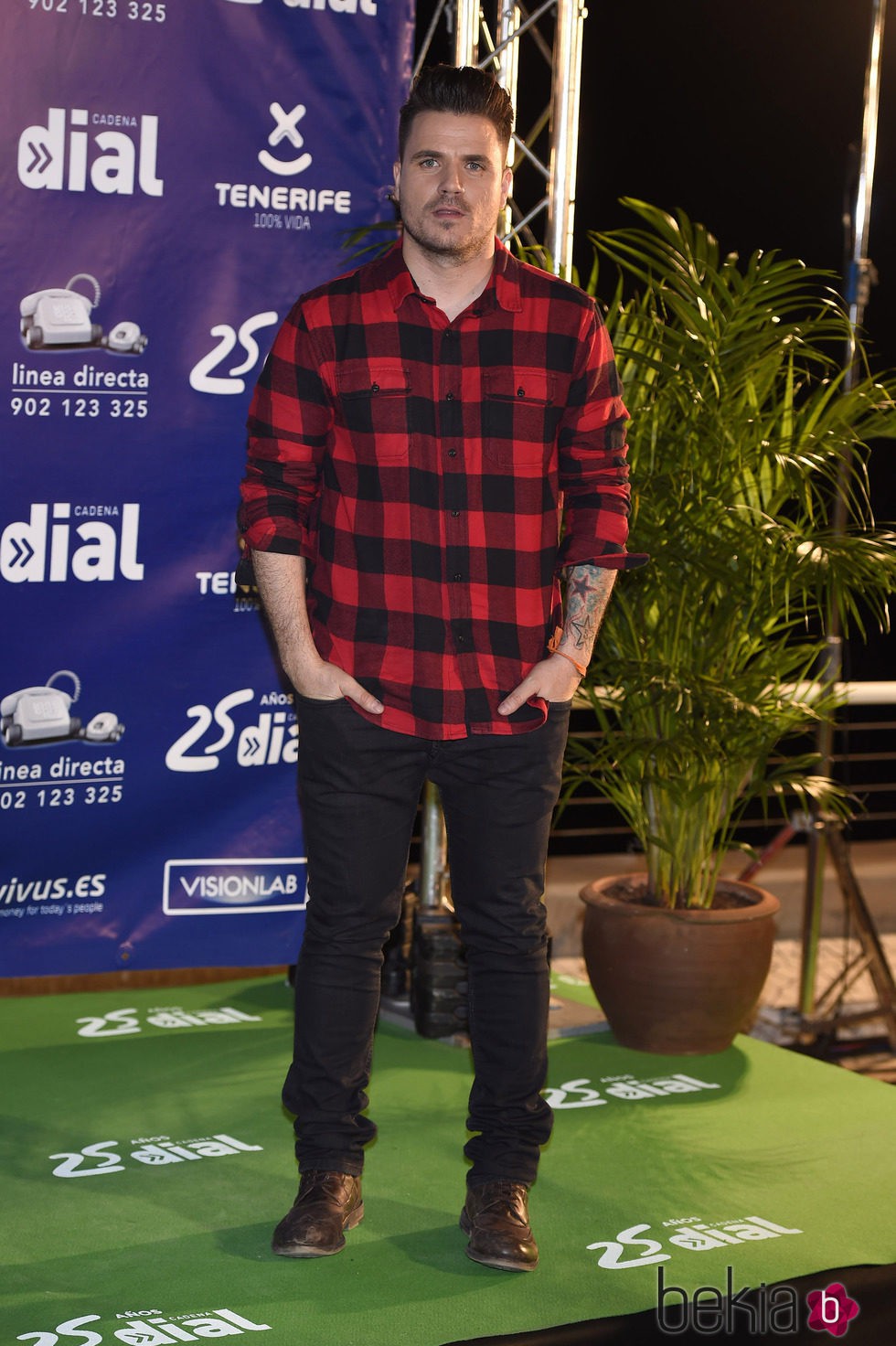 Dani Martín en los Premios Cadena Dial 25 Aniversario