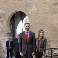 Los Reyes Felipe y Letizia en la inauguración de una exposición sobre Fernando El Católico