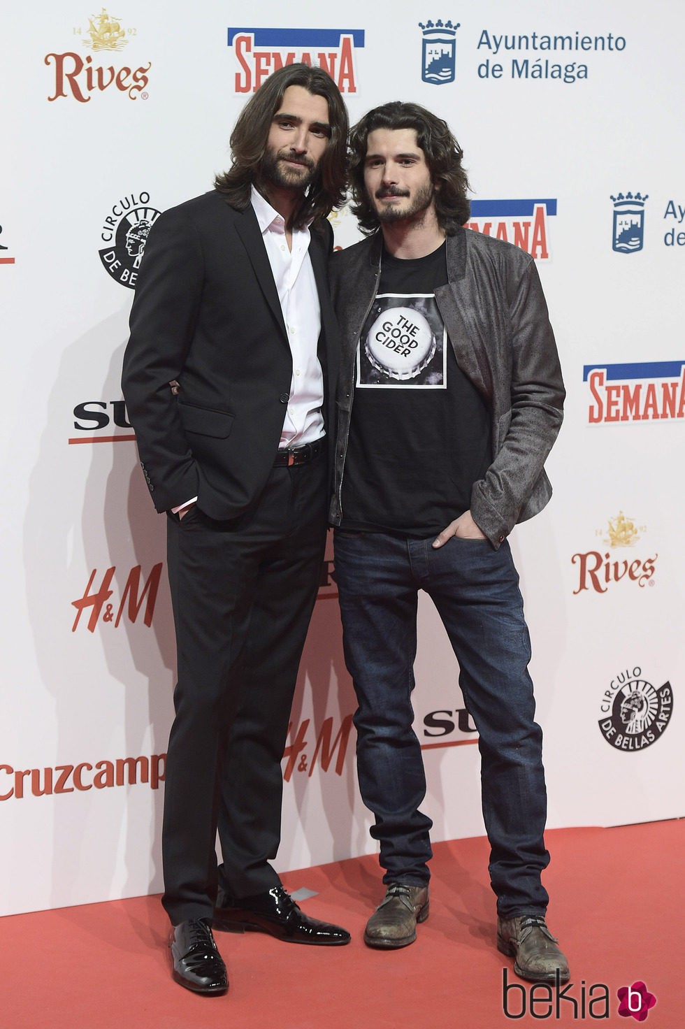 Aitor Luna y Yon González en la presentación del Festival de Málaga 2015