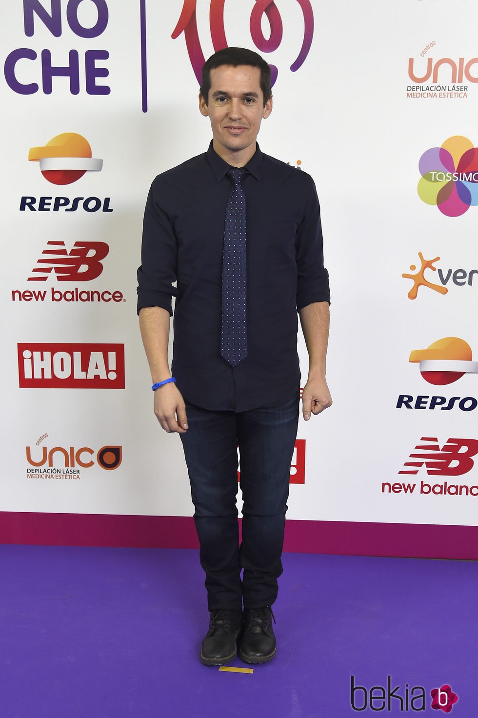 Jorge Ruiz, vocalista de Maldita Nerea, en el concierto 'La noche de Cadena 100'