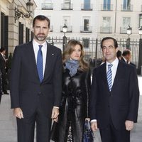 Los Reyes Felipe y Letizia con José Bono