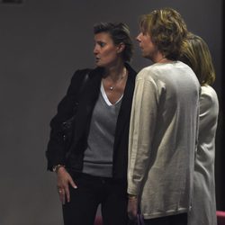 María Zurita y Simoneta Gómez-Acebo en la capilla ardiente de Kardam de Bulgaria