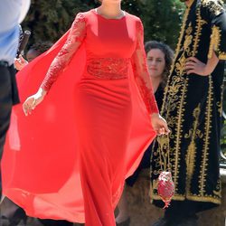 Hiba Abouk en el rodaje de 'El Príncipe' en Granada
