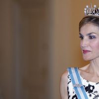 La Reina Letizia con la tiara princesa en el 75 cumpleaños de Margarita de Dinamarca