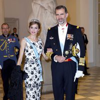 Los Reyes Felipe y Letizia en el 75 cumpleaños de Margarita de Dinamarca