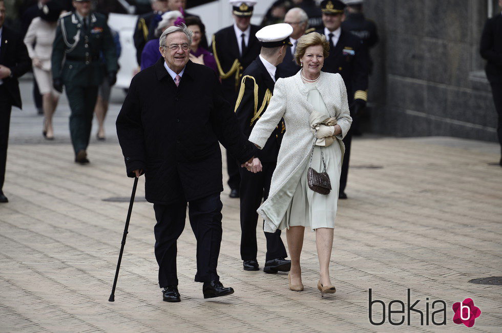 Los Reyes de Grecia en el 75 cumpleaños de Margarita de Dinamarca