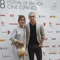 Mario Casas presenta 'Palmeras en la nieve' con Adriana Ugarte en el Festival de Málaga
