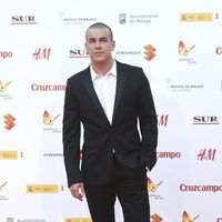 Mario Casas en la alfombra roja del premio Málaga Sur del Festival de Málaga 2015