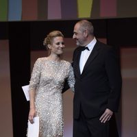 Ana Fernández, sonriente en la gala de clausura del Festival de Málaga 2015