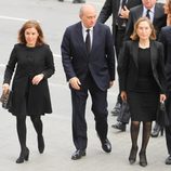 Soraya Sáenz de Santamaría, Jorge Fernández Díaz y Ana Pastor en el funeral institucional por las víctimas del accidente de avión de Germanwings