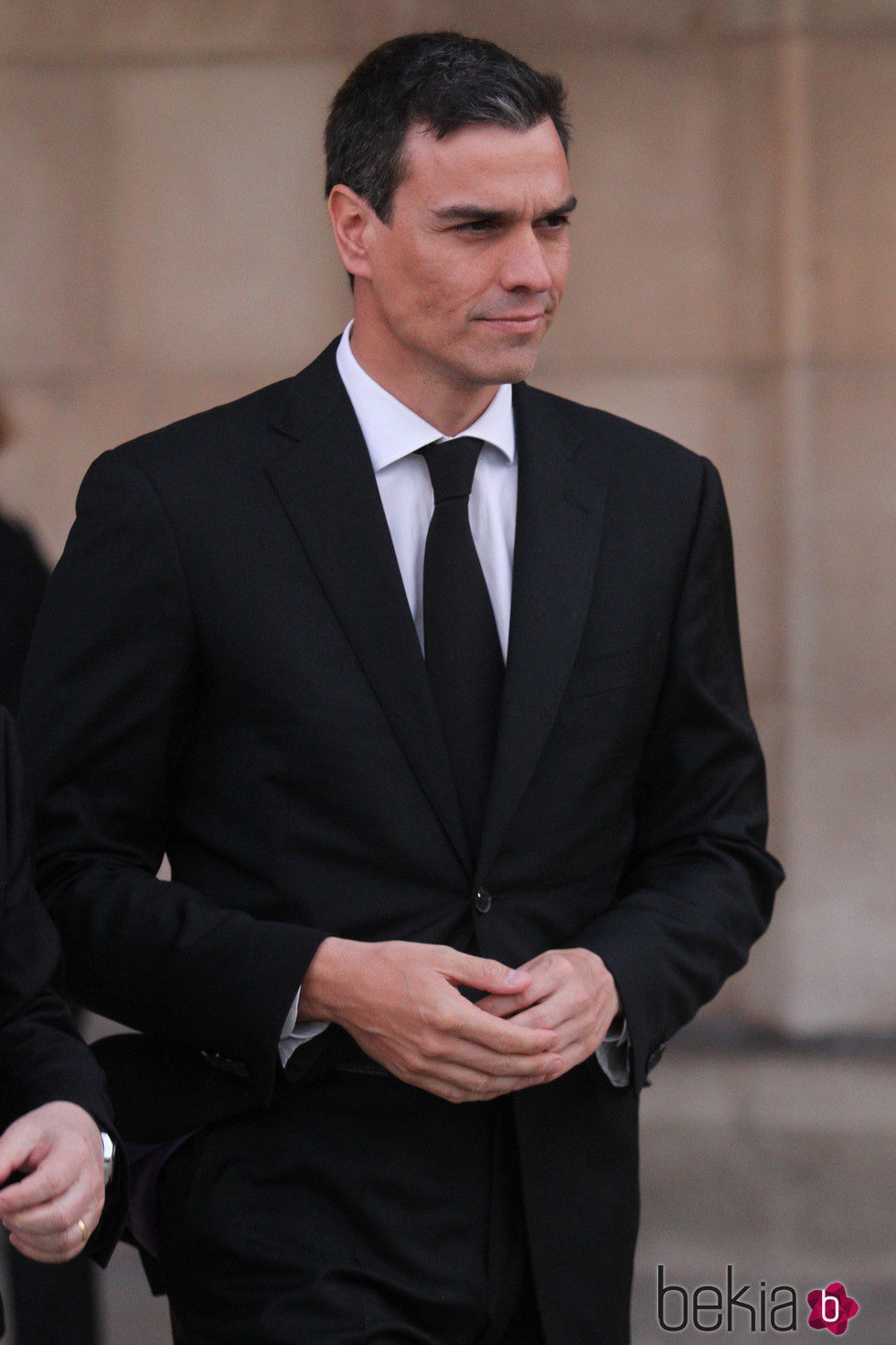 Pedro Sánchez en el funeral institucional por las víctimas del accidente de avión de Germanwings