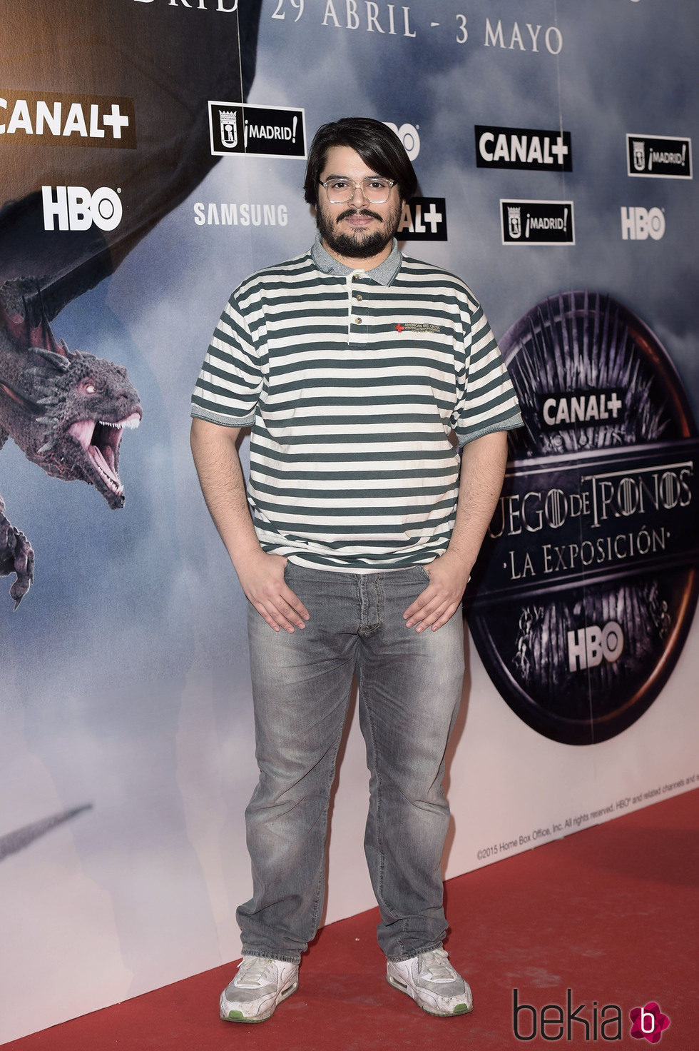 Brays Efe en la apertura de la exposición de 'Juego de Tronos'