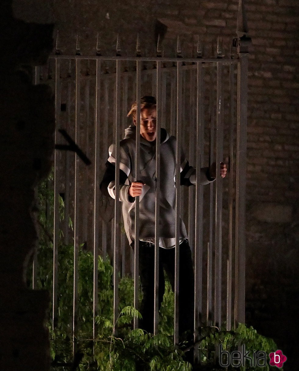 Justin Bieber aterrorizado en el rodaje de 'Zoolander 2'