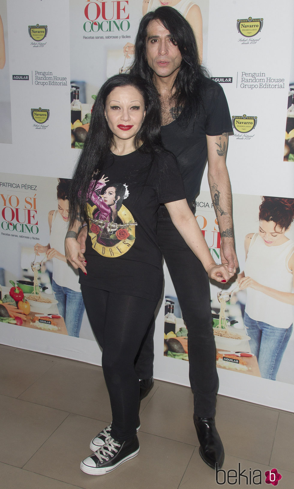 Alaska y Mario Vaquerizo en la presentación del libro 'Yo sí que cocino'