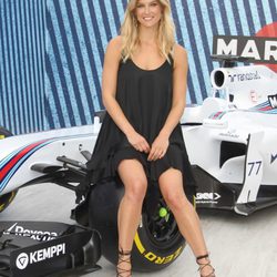 Bar Refaeli en un evento publicitario en Barcelona