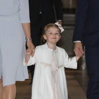 Estela de Suecia en la lectura de las amonestaciones prenupciales de Carlos Felipe de Suecia y Sofia Hellqvist