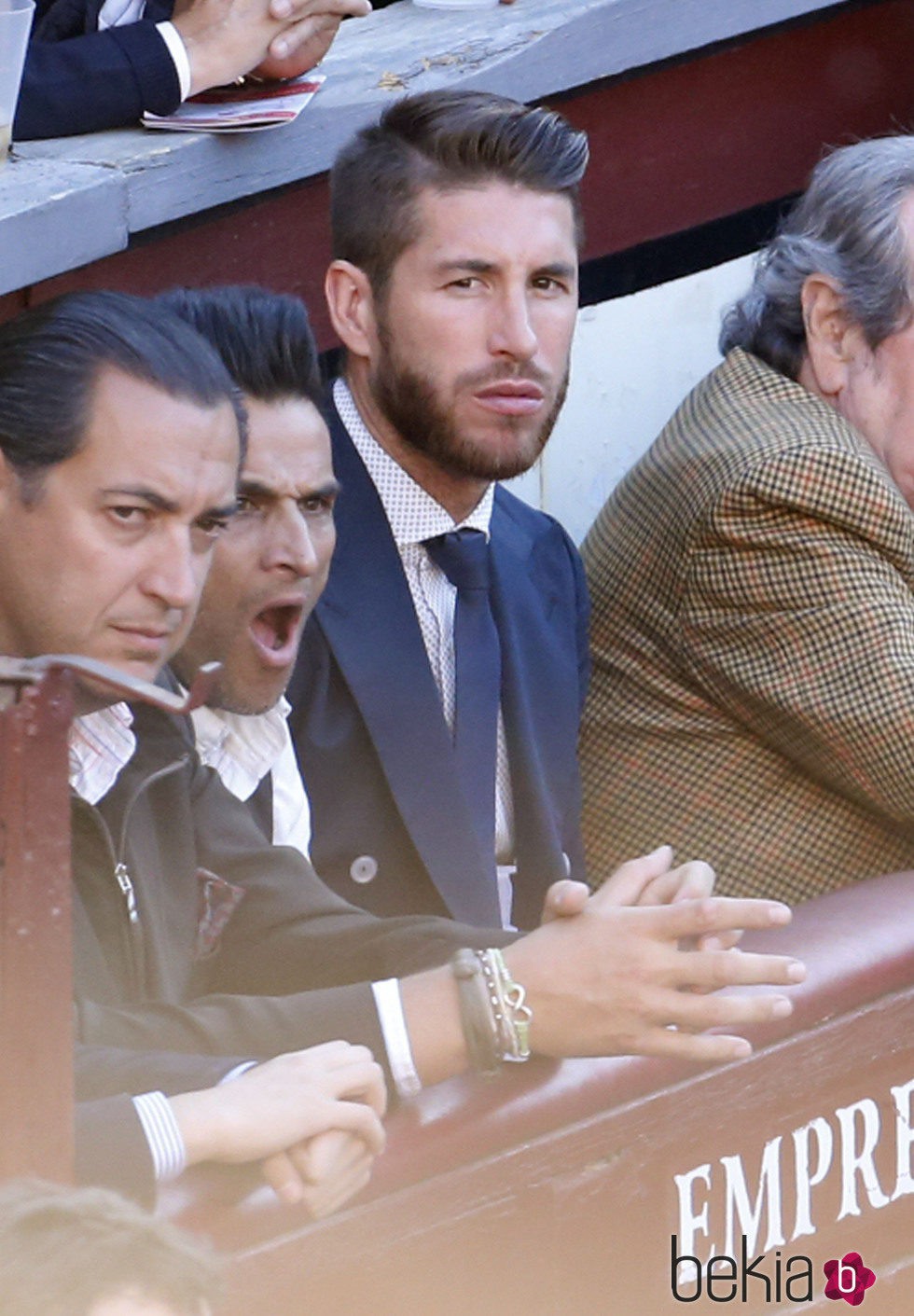 Sergio Ramos en una corrida de toros