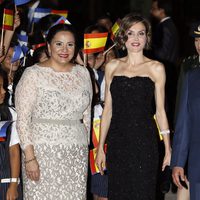Juan Orlando Hernández y Ana García ofrecen una cena de gala a la Reina Letizia