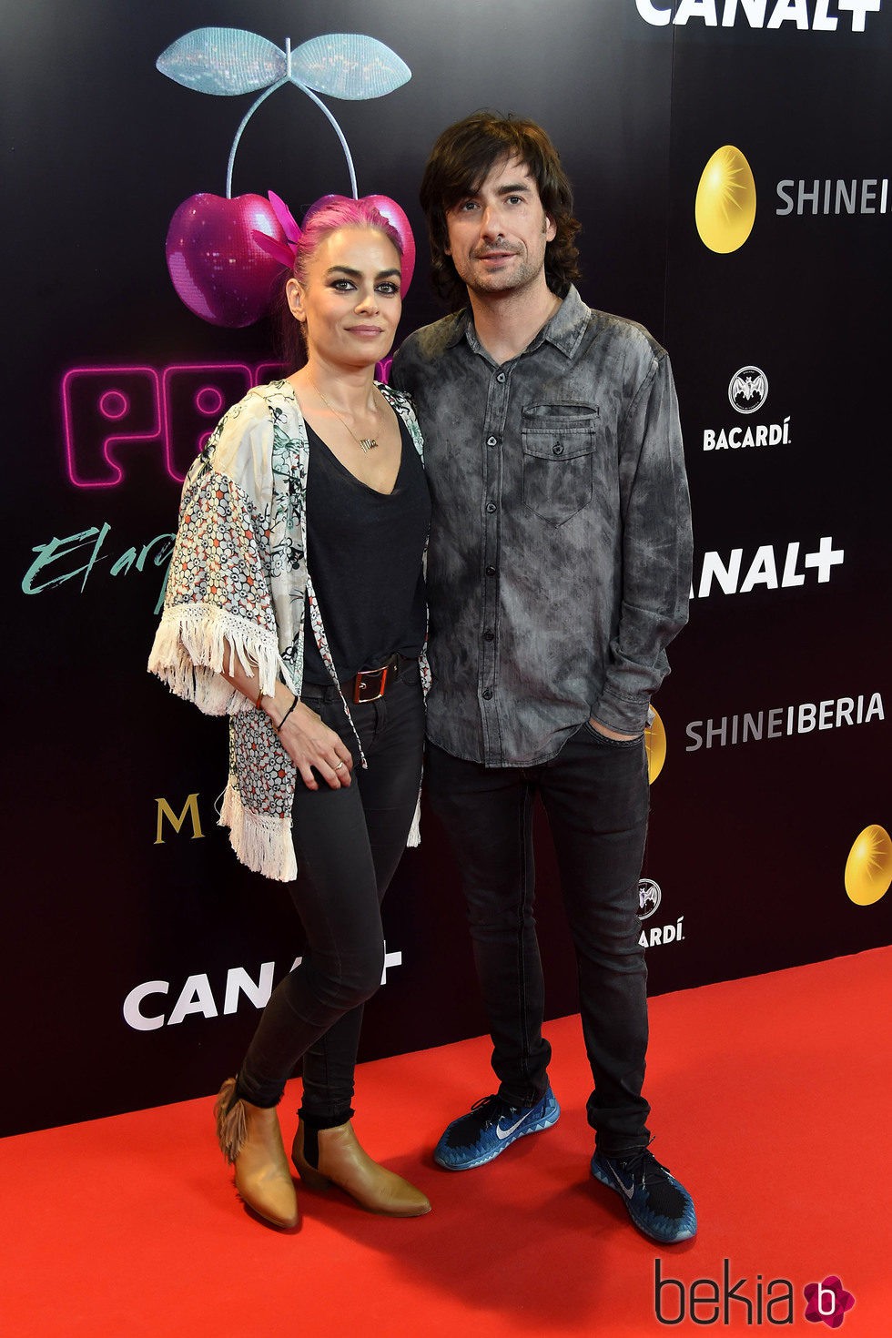 Gelete Nieto y Beatriz Matallana en el estreno del documental 'Pacha, el arquitecto de la noche'