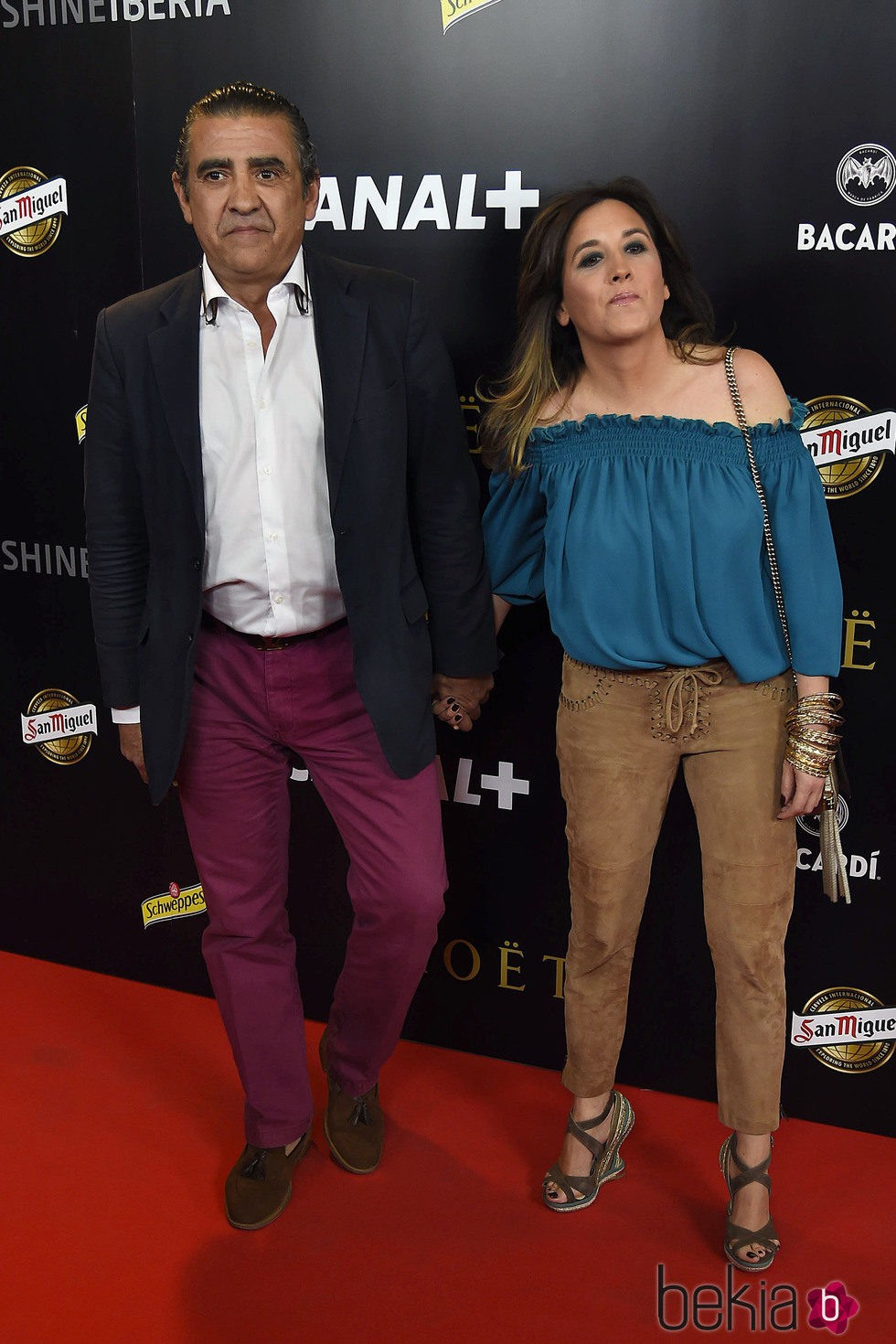 Jaime Martínez-Bordiu y Marta Fernández en el estreno del documental 'Pacha, el arquitecto de la noche'
